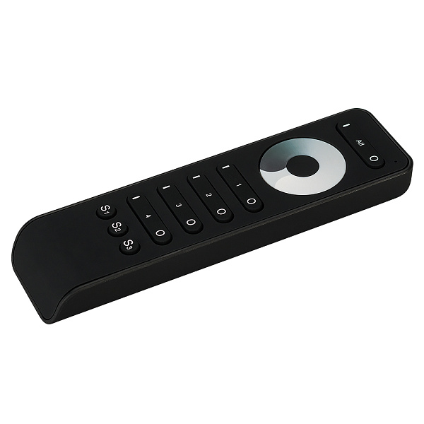 Пульт SMART-R33-DIM Black (4 зоны, 2.4G) (Arlight, IP20 Пластик, 5 лет) Lednikoff