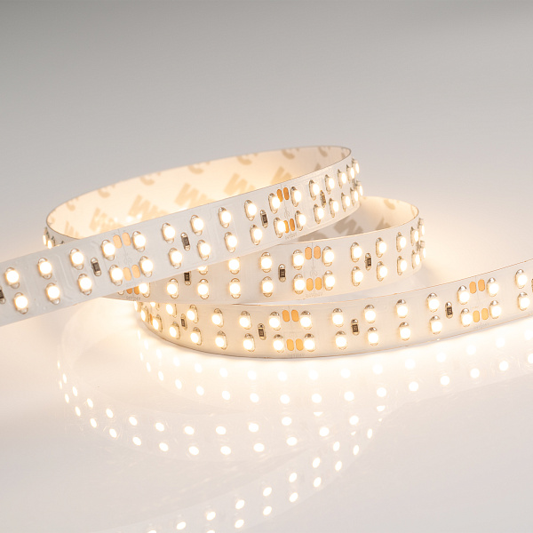 Светодиодная лента RT 2-5000 24V Warm3000 2x2 (3528, 1200 LED, LUX) (Arlight, 19.2 Вт/м, IP20) Lednikoff