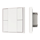 INTELLIGENT ARLIGHT Кнопочная панель KNX-301-22-4-SH-IN White (BUS, Frame) (IARL, IP20 Пластик, 3 года) Lednikoff