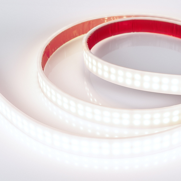 Светодиодная лента RTW 2-5000PW 24V White6000 2x2 (3528, 1200 LED, LUX) (Arlight, 19.2 Вт/м, IP66) Lednikoff
