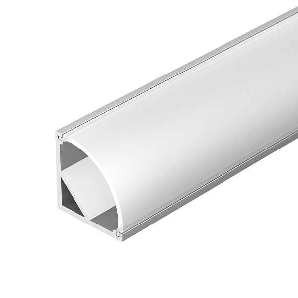 Профиль с экраном ARH-KANT-H16-2000 ANOD+OPAL (Arlight, Алюминий) Lednikoff