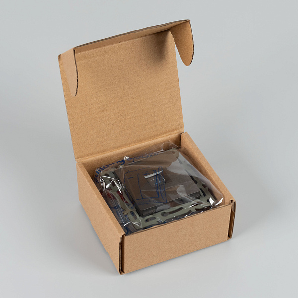 Механизм компьютерной розетки SCT-MPC1-PL-GR (RJ-45, CAT6) (Arlight, -) Lednikoff