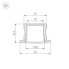 Профиль ARH-LINE-2315-F-2000 ANOD GOLD (Arlight, Алюминий) Lednikoff