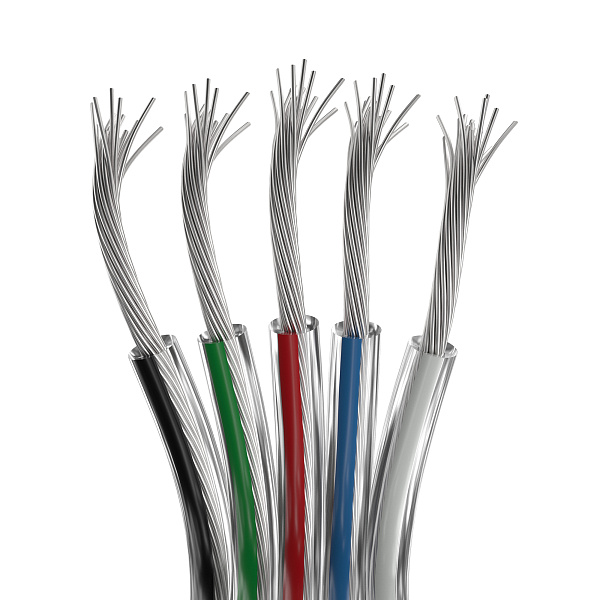 Шлейф питания ARL-18AWG-CLEAR-5Wire-CU (Arlight, -) Lednikoff
