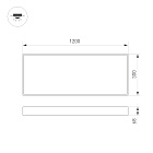 Панель IM-EMERGENCY-1.5H-S300x1200-45W Day4000 (WH, 120 deg, 230V) (Arlight, IP40 Металл, 2 года) Lednikoff