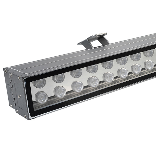 Светодиодный прожектор AR-LINE-1000XL-54W-24V RGB (Grey, 30 deg, DMX512) (Arlight, Закрытый) Lednikoff
