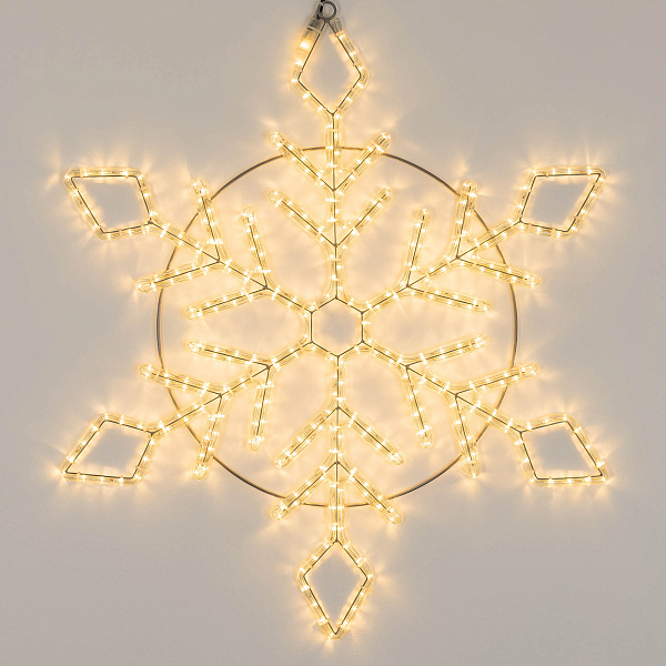 Фигура светодиодная ARD-SNOWFLAKE-M9-900x900-360LED Warm (230V, 22W) (Ardecoled, IP65) Lednikoff