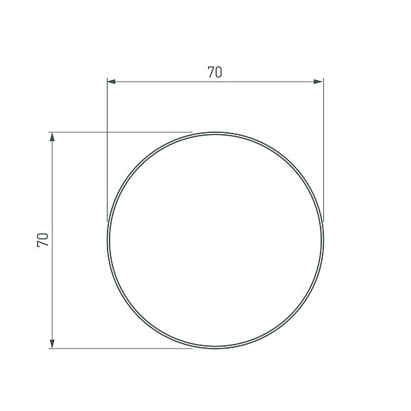 Экран SL-ROUND-D70-360deg-2000 OPAL (Arlight, Пластик) Lednikoff