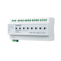 INTELLIGENT ARLIGHT Релейный модуль DALI2-708-82-ADDR-DRO-DIN Grey (230V, 8x16A) (IARL, IP20 Пластик, 3 года)