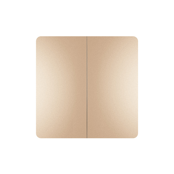 INTELLIGENT ARLIGHT Кнопочная панель KINETIC-801-22-2G-WP-SUF Gold (No battery, IP67, 433Mhz) (IARL, IP67 Пластик, 3 года) Lednikoff