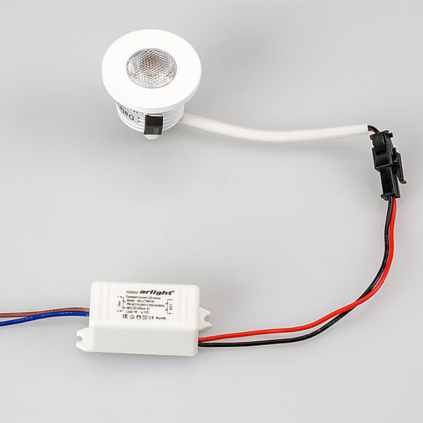 Светодиодный светильник LTM-R35WH 1W Day White 30deg (Arlight, IP40 Металл, 3 года) Lednikoff