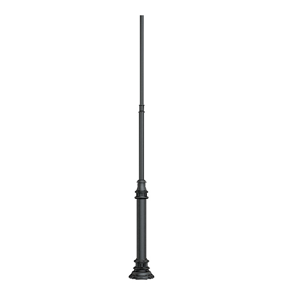 Опора фланцевая OXOR-OT3-DE-D160-L3000 (BK) (Arlight, Сталь) Lednikoff