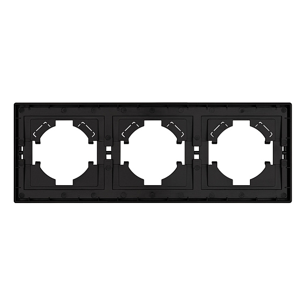 Рамка пластиковая FRM-TENDO-PL-3-GR (Arlight, Графитовый) Lednikoff