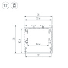 Профиль LINE-M-3535-2500 BLACK (Arlight, Алюминий) Lednikoff