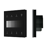 INTELLIGENT ARLIGHT Сенсорная панель SMART-DALI-301-11-4G-3SC-DT6 Черная (230V, встраиваемая, 2.4G) (IARL, IP20 Пластик, 5 лет)