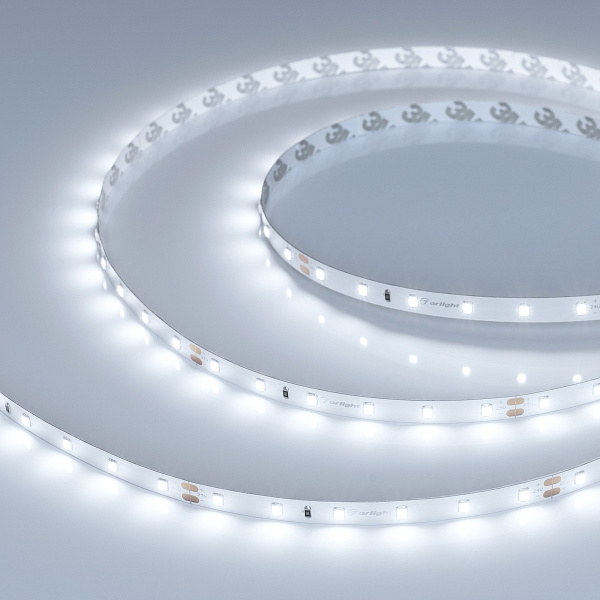 Светодиодная лента UL-A60-8mm 24V White6000 (4.8 W/m, IP20, 5m) (Arlight, 7 лет) Lednikoff