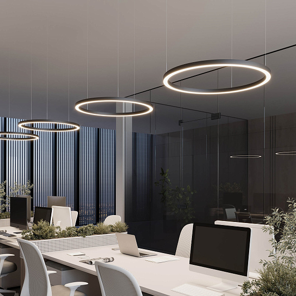 Светильник SP-CIRCLE-HANG-O3535-D800-45W Day4000 (RAL9005, 120 deg, 230V) IP40 LED (Arlight, Алюминий) Lednikoff
