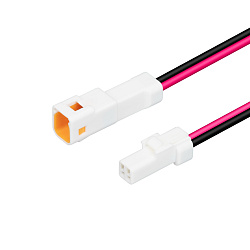 Коннектор питания ARL-WAVE-1010-RGB-CON-POWER-MALE-BLK (Arlight, IP67 Пластик, 3 года)