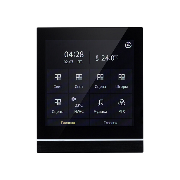 INTELLIGENT ARLIGHT Панель сенсорная KNX-113-40-MULTI-V4-IN (20-30V) (IARL, IP20 Пластик, 2 года) Lednikoff