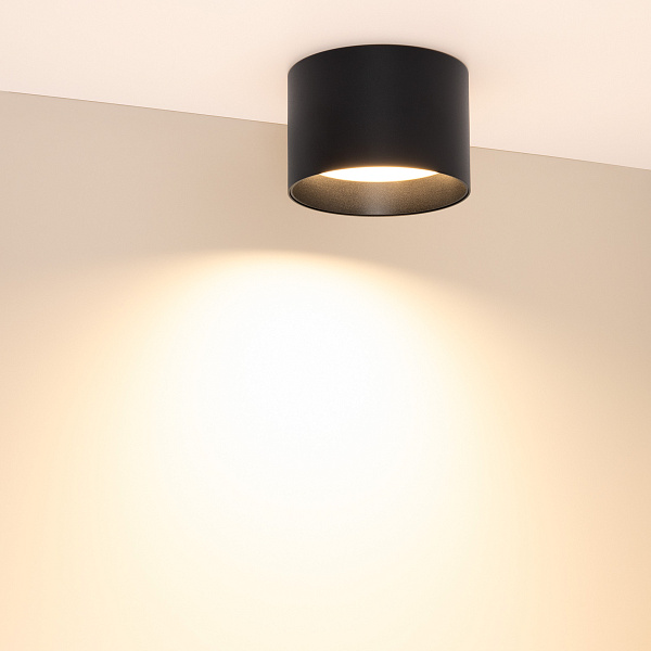 Светильник SP-BISCOTTO-R120-12W Warm3300-MIX (BK, 80 deg, 230V) (Arlight, IP54 Металл, 5 лет) Lednikoff
