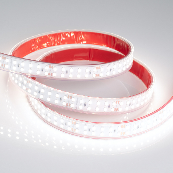 Светодиодная лента RTW 2-5000P 24V White6000 2x2 (3528, 1200 LED, LUX) (Arlight, 19.2 Вт/м, IP66) Lednikoff