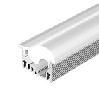 Профиль с экраном ALU-ASYMETRIC-2000 ANOD+FROST LENS (Arlight, Алюминий) Lednikoff