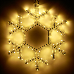 Фигура cветодиодная ARD-SNOWFLAKE-M7-450x375-108LED Warm (230V, 6.5W) (Ardecoled, IP65, 1 год)