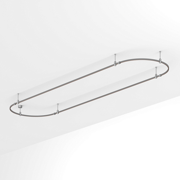 Основание ART-APRIORI-OVAL-ROD-200-4000x1000 (TN) (Arlight, IP20 Металл, 3 года)