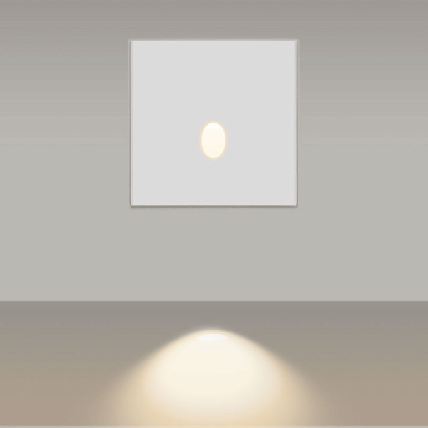 Светильник LT-GAP-S70x70-3W Warm3000 (WH, 30 deg) (Arlight, IP65 Металл, 3 года) Lednikoff