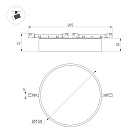 Светильник MAG-MICROCOSM-RONDO-R150-15W Warm3000 (BK, 90 deg, 24V) (Arlight, IP20 Металл, 5 лет)
