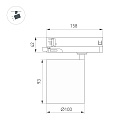 Светильник LGD-DYKE-4TR-R100-36W Day4000 (BK, 38 deg, 230V) (Arlight, IP20 Металл, 5 лет)
