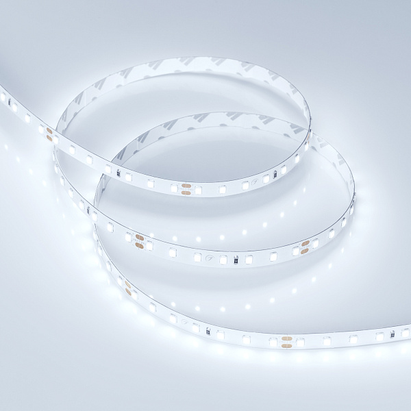 Светодиодная лента RT-A98-8mm 24V Cool 8K (10 W/m, IP20, 2835, 5m) (Arlight, 10 Вт/м, IP20) Lednikoff