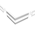 Угол SL-LINIA32-FANTOM внешний (Arlight, Металл) Lednikoff