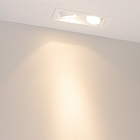 Светильник MS-VORTEX-BUILT-S170x90-2x12W Warm3000 (WH-WH, 20 deg, 230V) (Arlight, IP20 Металл, 5 лет) Lednikoff