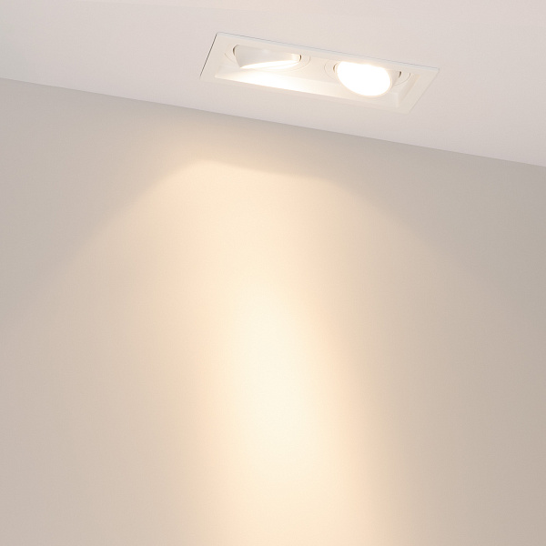 Светильник MS-VORTEX-BUILT-S170x90-2x12W Warm3000 (WH-WH, 20 deg, 230V) (Arlight, IP20 Металл, 5 лет) Lednikoff