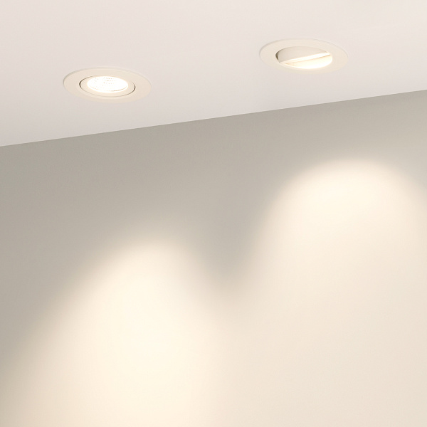 Светильник LTD-POLAR-TURN-R80-5W Warm3000 (WH, 36 deg, 230V) (Arlight, IP20 Пластик, 3 года) Lednikoff