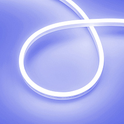 Светодиодная лента герметичная AURORA-PS-A120-12x6mm 24V Blue (10 W/m, IP65, 2835, 5m) (Arlight, Силикон, 2 года)