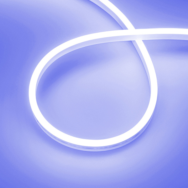 Светодиодная лента герметичная AURORA-PS-A120-12x6mm 24V Blue (10 W/m, IP65, 2835, 5m) (Arlight, Силикон, 2 года)