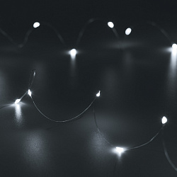 Светодиодная гирлянда ARD-DEW-HOME-10000-CLEAR-100LED-LIVE White6000 (5V, USB, ПДУ) (Ardecoled, IP20)