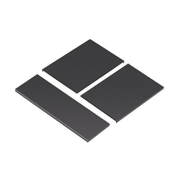 INTELLIGENT ARLIGHT Накладка панели KNX-23-3G-SUF Dark Grey (Backlightless) (IARL, IP20 Металл, 2 года) Lednikoff
