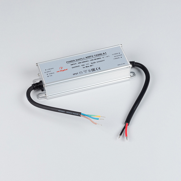 Блок питания ARPV-12200-A1 (12V, 16.6A, 200W) (Arlight, IP67 Металл, 3 года) Lednikoff