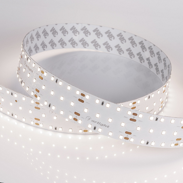 Светодиодная лента S2-2500 24V Day 4000K 34mm (2835, 280 LED/m, LUX) (Arlight, 25 Вт/м, IP20) Lednikoff