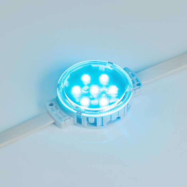 Модуль управляемый SPI-F7-D50 24V RGB-RAM-Auto (1.25W, IP68, 120 deg) (Arlight, Пластик, 3 года) Lednikoff