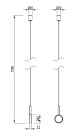 Подвес ART-APRIORI-HANG-TUBE-L1500 (TN) (Arlight, IP20 Металл, 3 года)