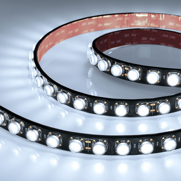 Светодиодная лента герметичная FLT-PS-A42-BLACK-23mm 24V White6000 (21 W/m, IP67, 30deg, 5m) (Arlight, -) Lednikoff