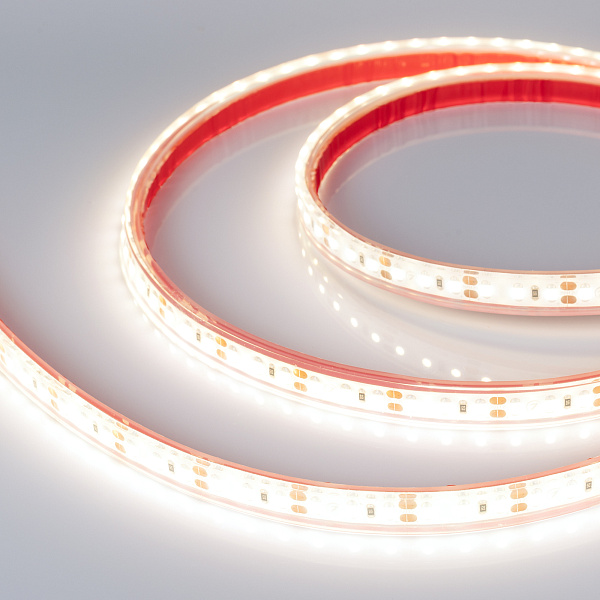 Светодиодная лента RTW 2-5000PGS 12V Cool 2x (3528, 600 LED, LUX) (Arlight, 9.6 Вт/м, IP67) Lednikoff