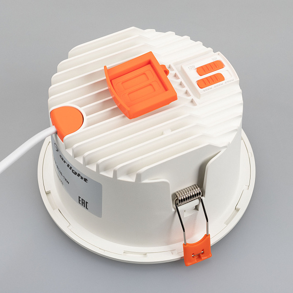 Светильник MS-ALORA-BUILT-R140-12W Day4000-MIX (WH, 40 deg, TRIAC) (Arlight, IP54 Пластик, 3 года) Lednikoff