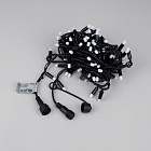 Светодиодная гирлянда ARD-STRING-CLASSIC-10000-BLACK-100LED-MILK-STD White (230V, 7W) (Ardecoled, IP65) Lednikoff