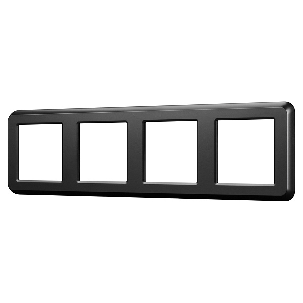 Рамка пластиковая FRM-VERSA-PL-4-BK (Arlight, -) Lednikoff