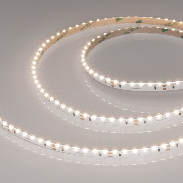 Светодиодная лента RS-S120-8mm 24V Day4000 (9.6 W/m, IP20, 3014, 5m) (Arlight, боковое свечение) Lednikoff